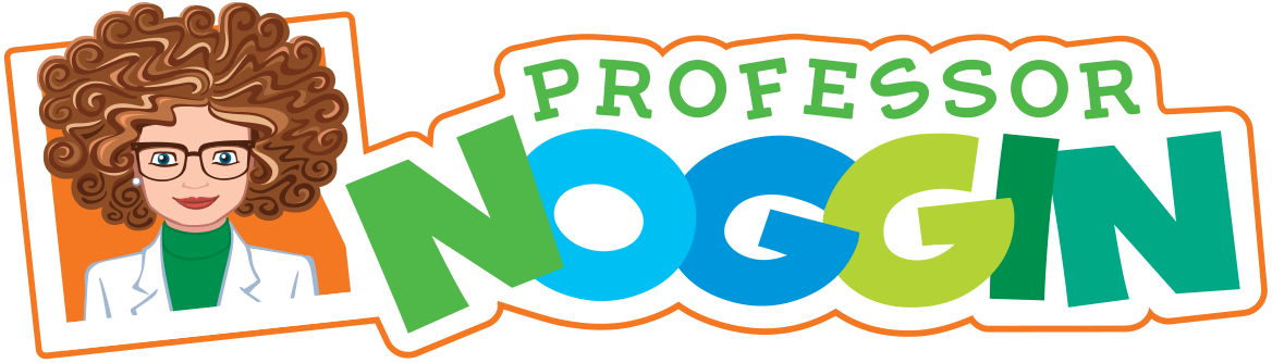 Professor Noggin's logo